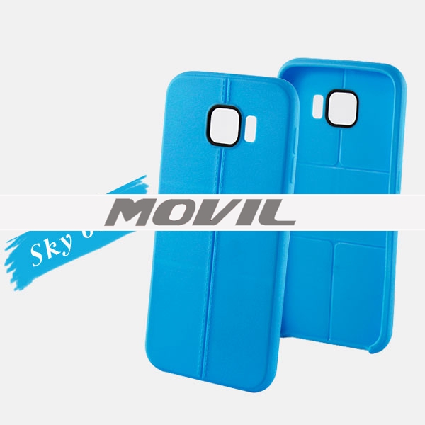 NP-2117 Funda de Tpu suave para Samsung Galaxy S6 -0